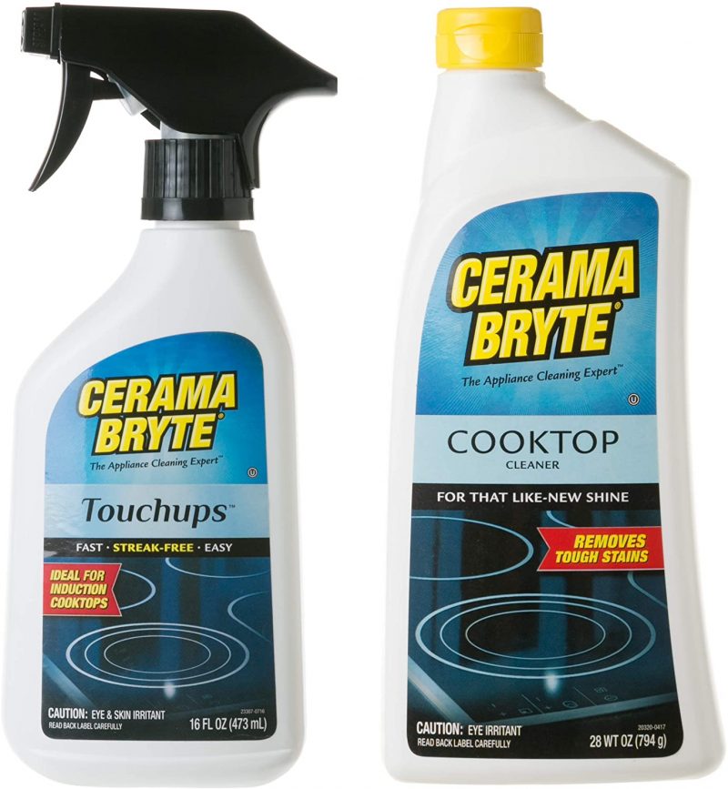 Cerama Bryte Glass-Ceramic Cooktop Cleaner 28oz. Touchups Spray 16 oz