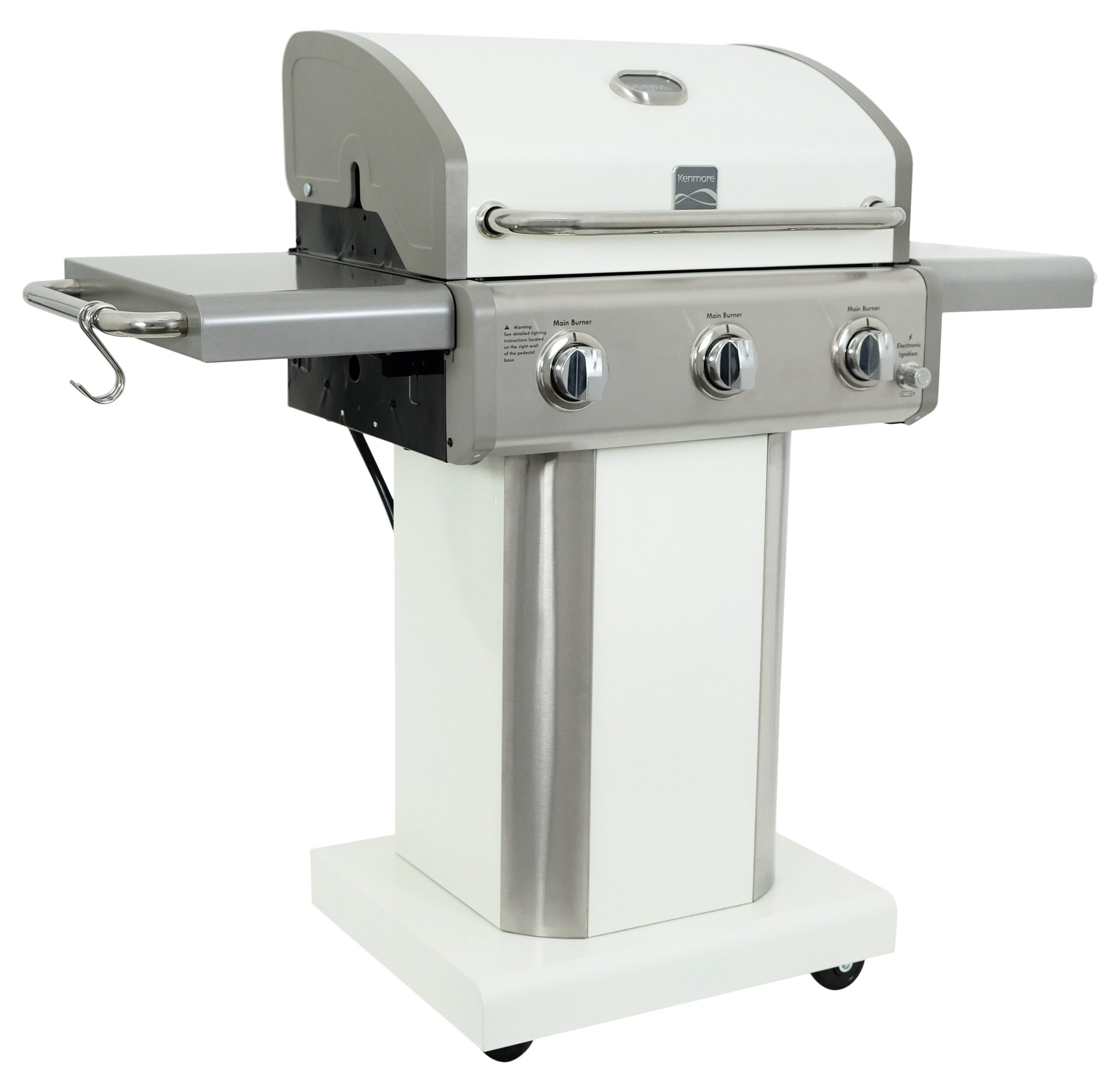 Kenmore Pearl 3-Burner Liquid Propane Gas Grill