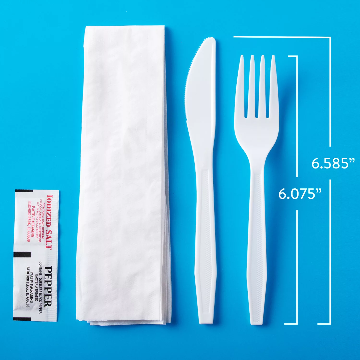 Member-s Mark White Plastic Cutlery Packets (200 ct)