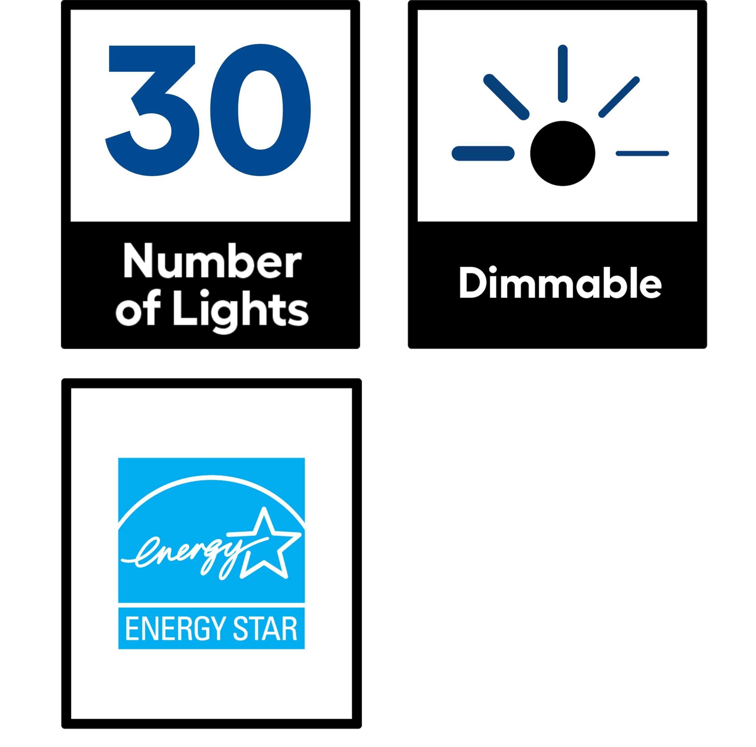 allen + roth Phoebe 18-in Black LED Flush Mount Light ENERGY STAR