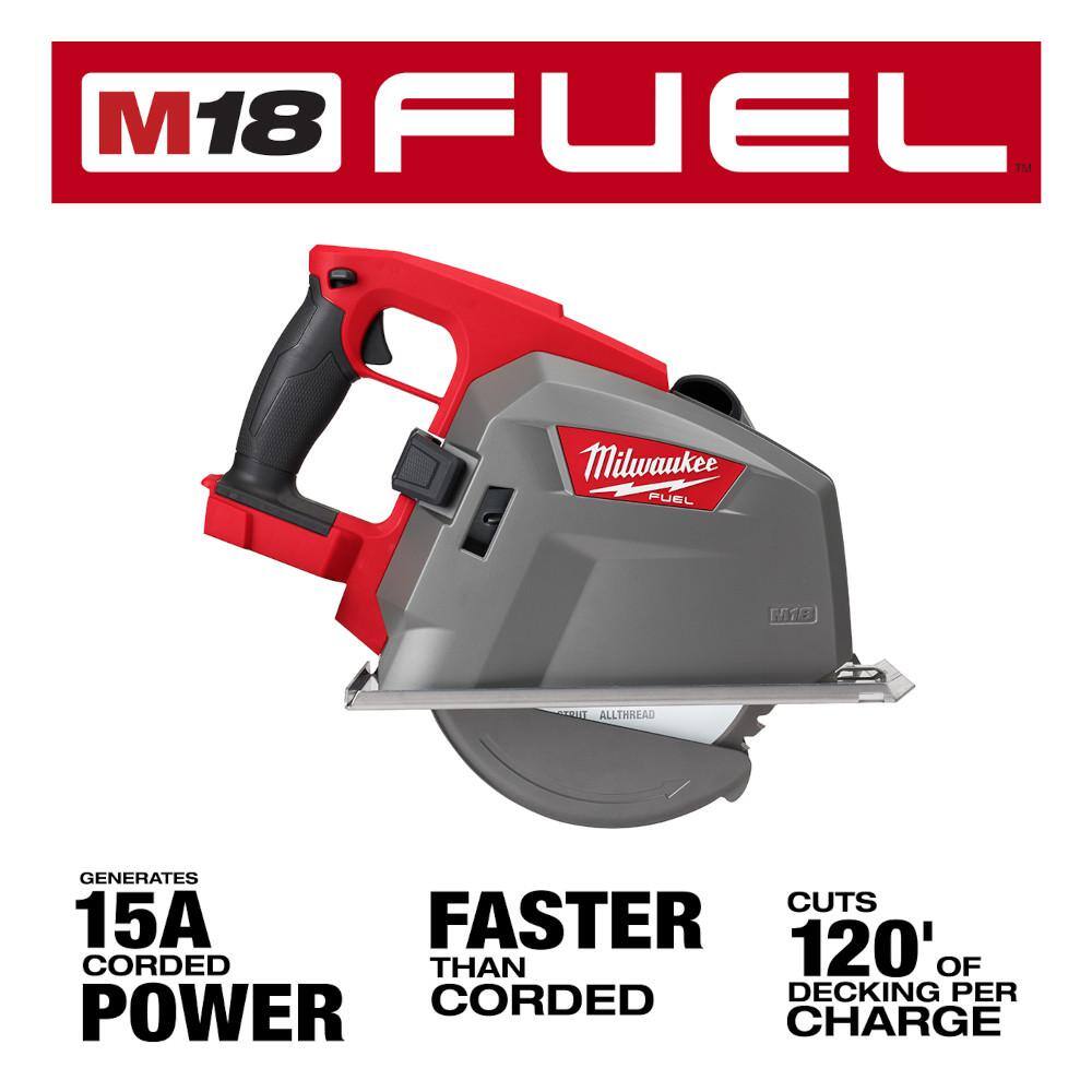 Milwaukee 2982-20 M18 FUEL 18V 8 in. Lithium-Ion Brushless Cordless Metal Cutting Circular Saw (Tool-Only)