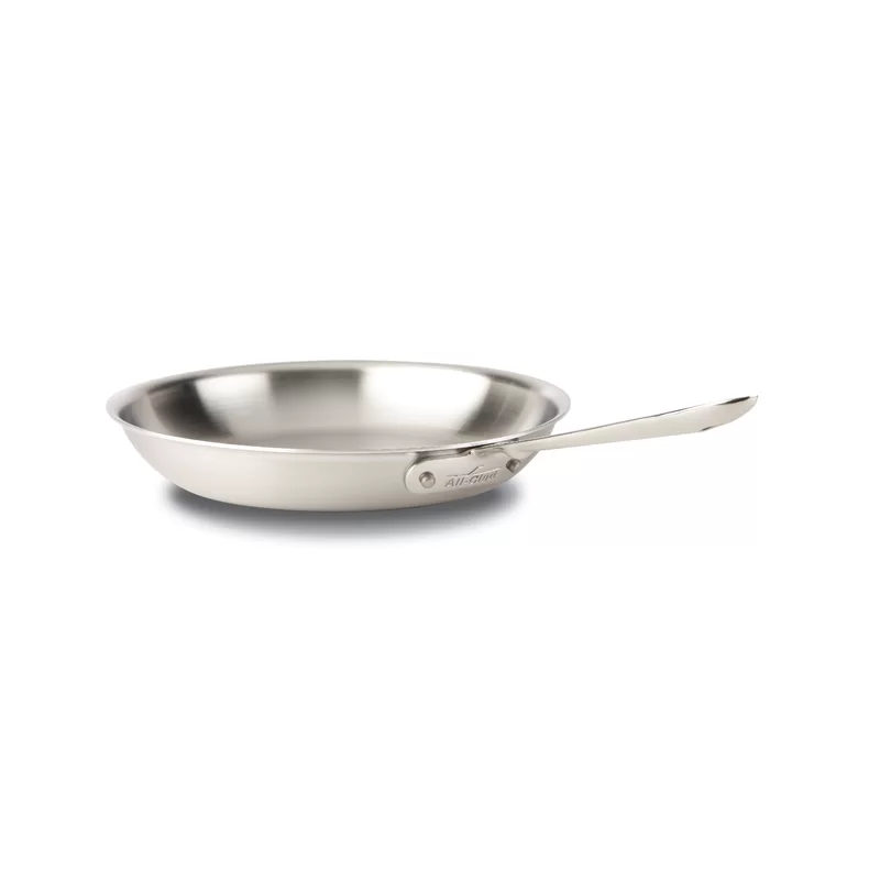 All-Clad BD55108 D5 Brushed 18/10 Stainless Steel 5-Ply Bonded Dishwasher Safe Fry Saute Pan Cookware. 8-Inch