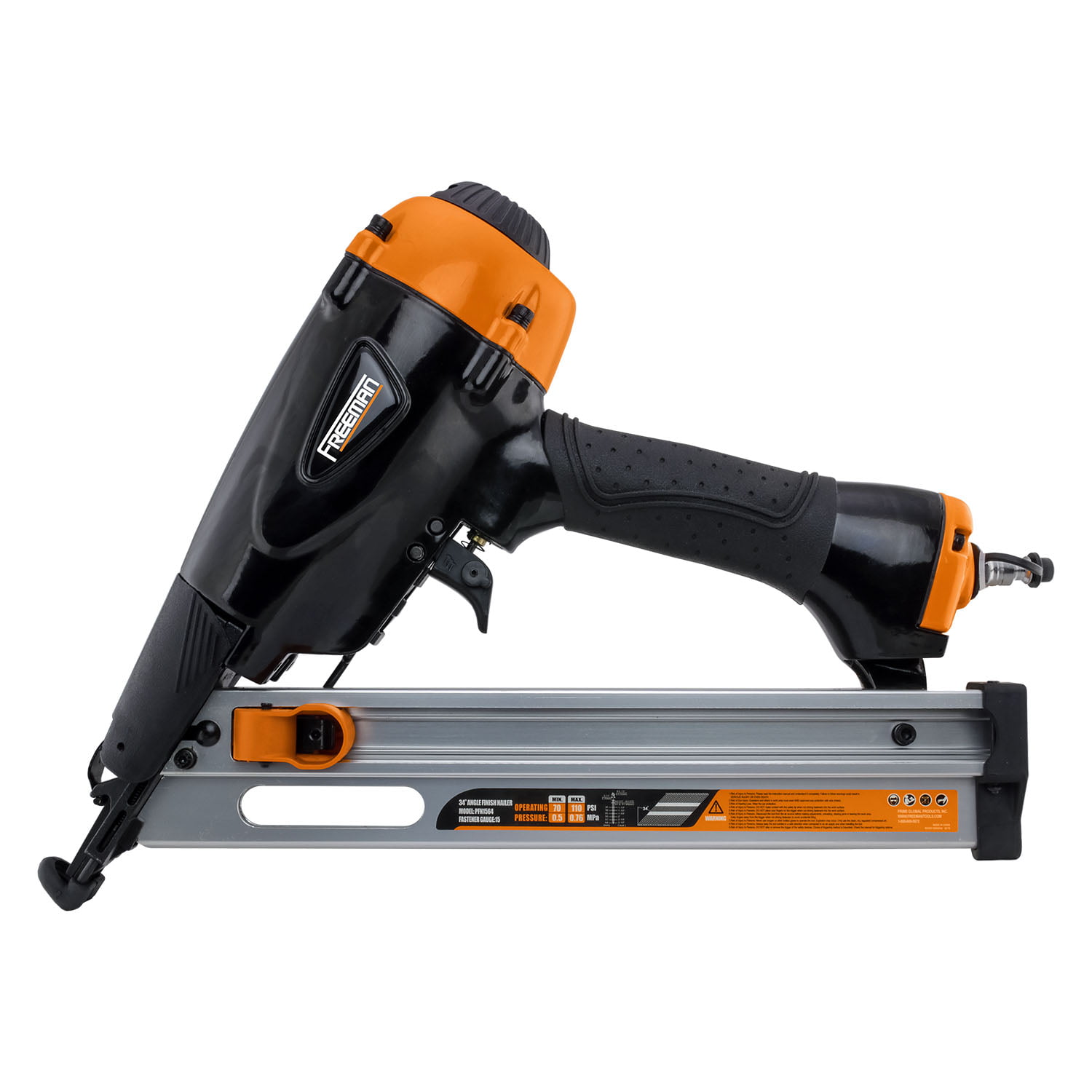 Freeman PFN1564 15 gauge 34 Degrees Angle Finish Nailer with Case