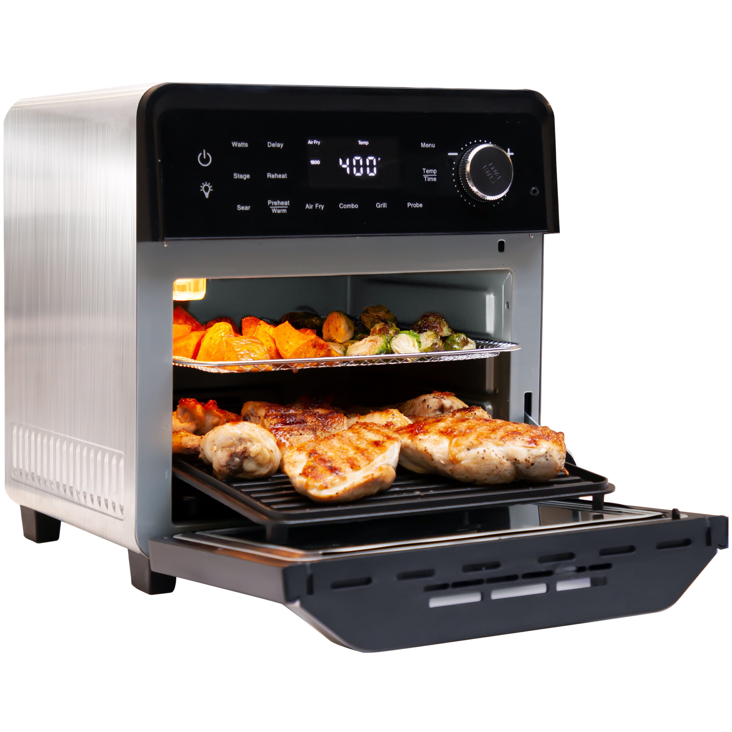 NuWave Todd English Pro-Smart Grill with Combo Cooking & Air Frying Capabilities