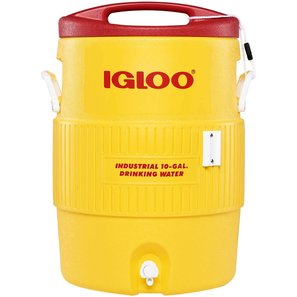 IGLOO 10 Gallon Industrial Heavy-Duty Beverage Cooler - Yellow