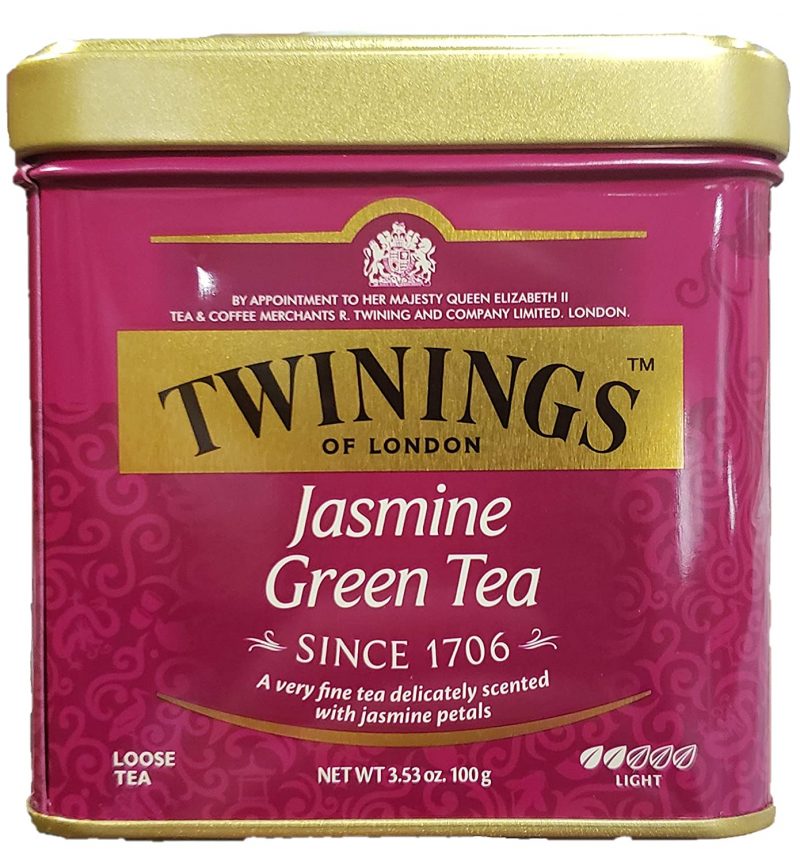 Twinings Jasmine Green Tea. Loose Tea. 3.53 Ounce Tin. 1 Tin