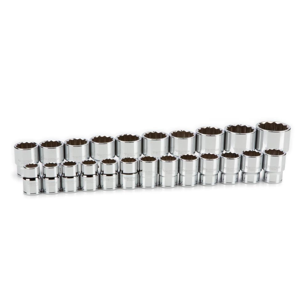 TEKTON SHD93016 3/4 in. Drive 12-Point Socket Set. 19 mm - 50 mm (23-Piece)