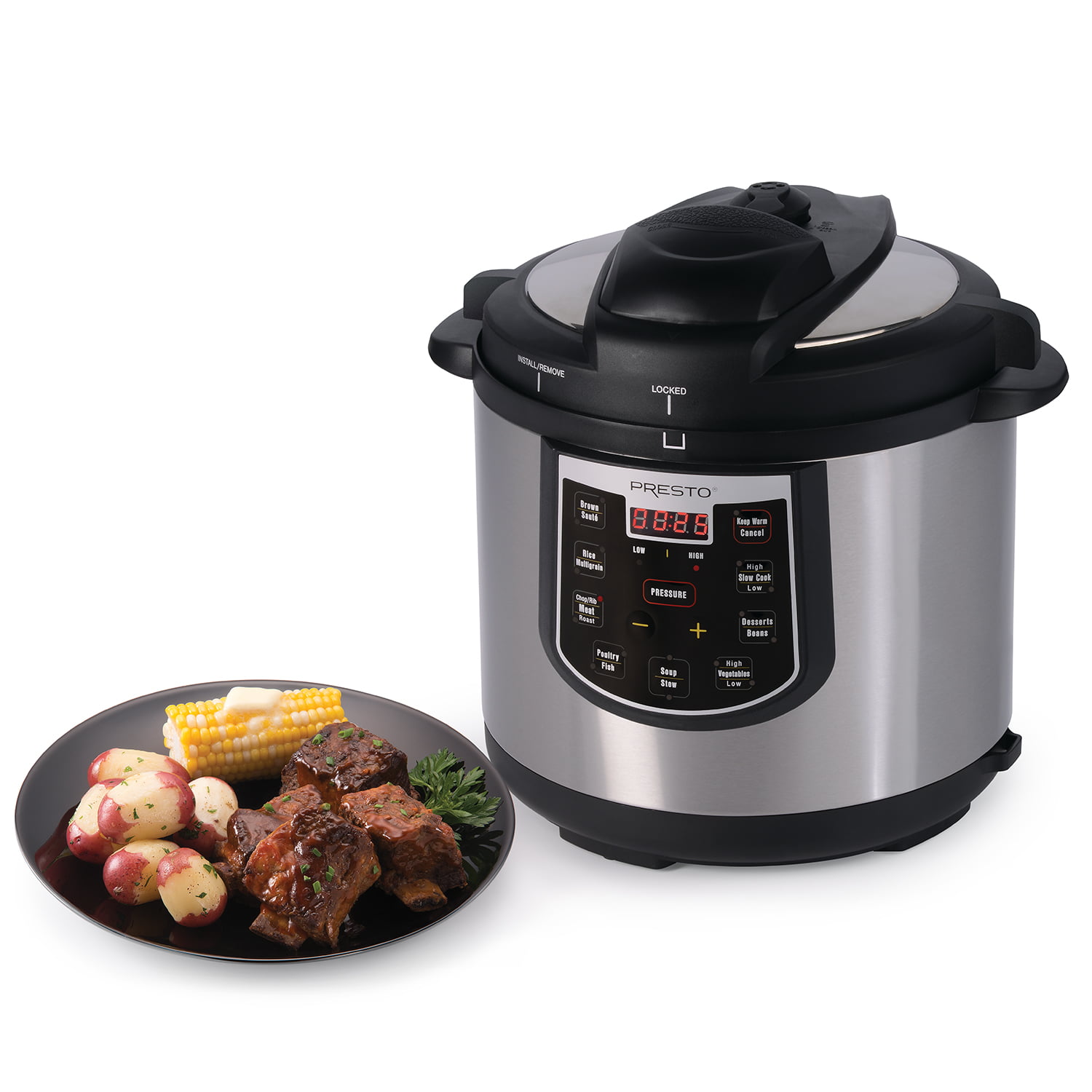 Presto® 6-Quart Programmable Electric Pressure Cooker Plus