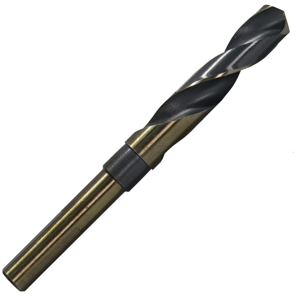 Drill America 3-Piece 6-in Black and Gold Coated Hss Twist Drill Bit