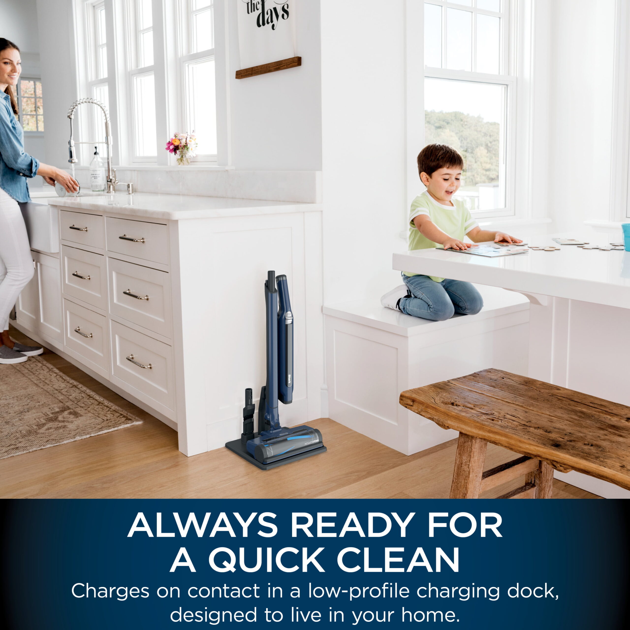 Shark® WANDVAC® System Ultra-Lightweight Powerful Cordless 3-in-1 Stick Vacuum WS630