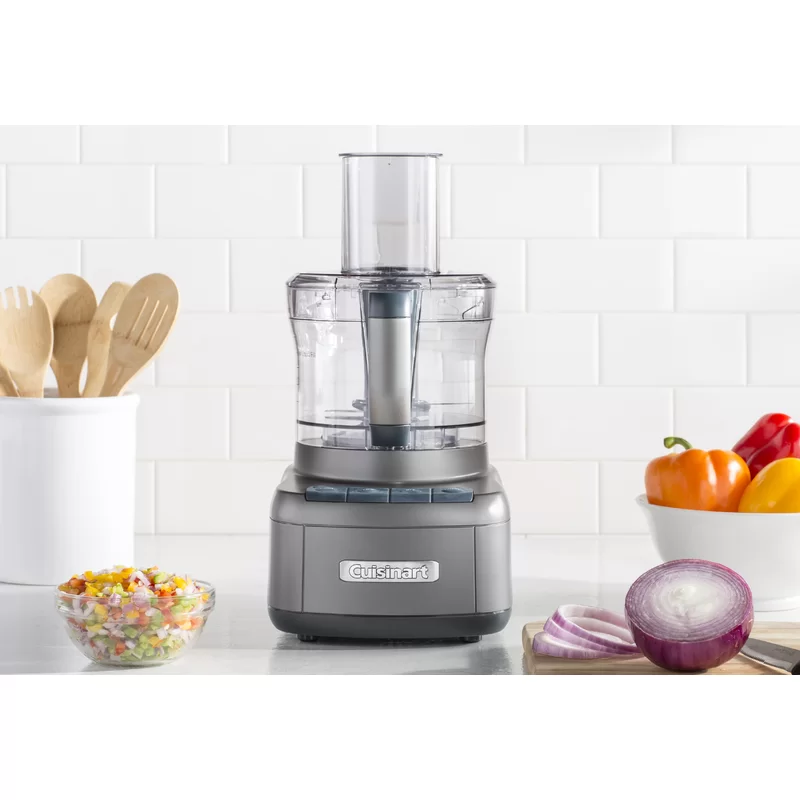 Cuisinart FP-8GMP1 8 Cup Food Processor. 350-Watt Motor. Gunmetal