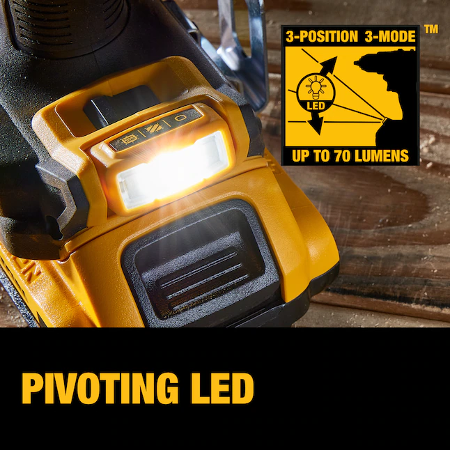 DEWALT DCD800E2 XR 20-XR 20volt Max 1/2-in Brushless Cordless Drill (2 Li-ion Batteries Included and Charger Included)