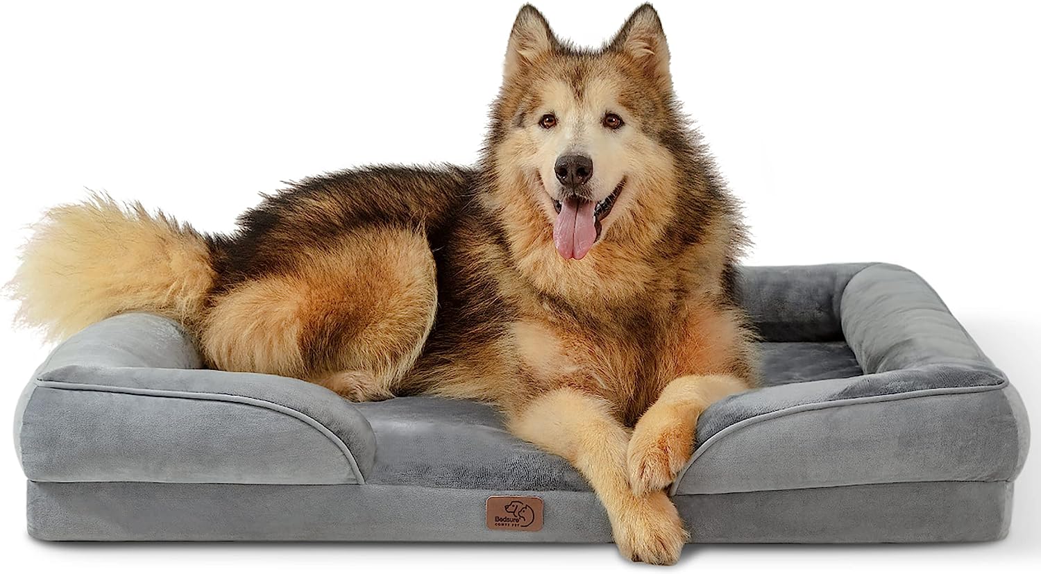 Bedsure Orthopedic Dog Bed for Extra Large Dogs - XL Waterproof Dog Bed Medium. Foam Sofa with Removable Washable Cover. Waterproof Lining and Nonskid Bottom Couch. Pet Bed