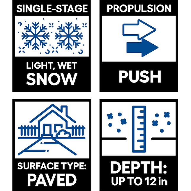 Kobalt A081002 15-Amp 21-in Single-stage Corded Electric Snow Blower