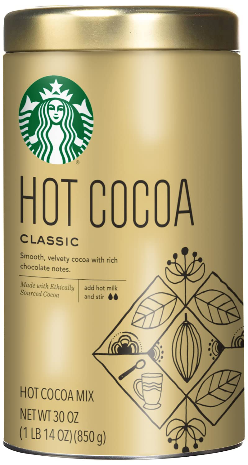 Starbucks Classic Hot Cocoa 30 Ounce (Pack of 2)