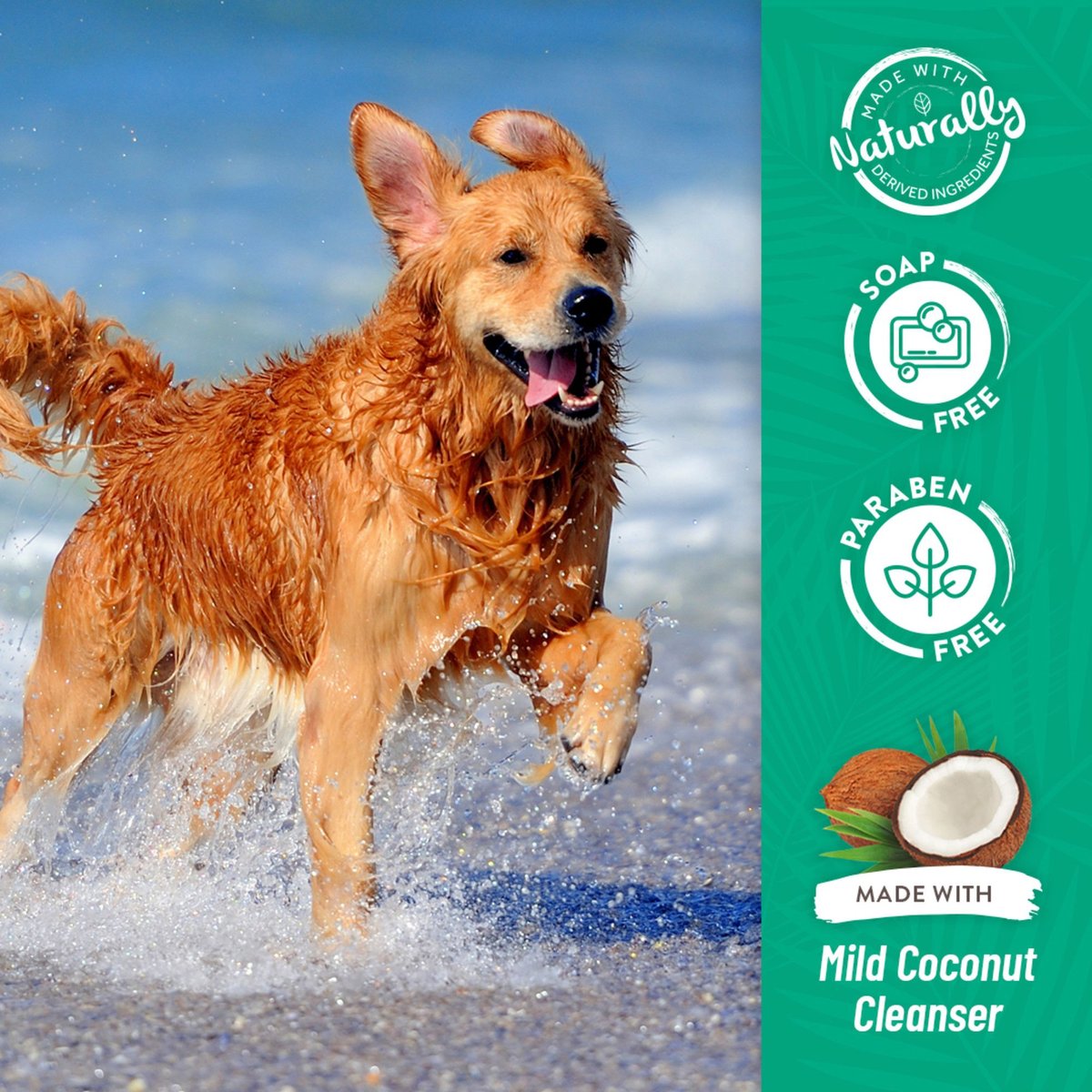 TropiClean Luxury 2 in 1 Papaya & Coconut Pet Shampoo & Conditioner - Grooming Supplies for Smelly Dogs. Puppies. and Cats - Soap & Paraben Free (1 Gallon)