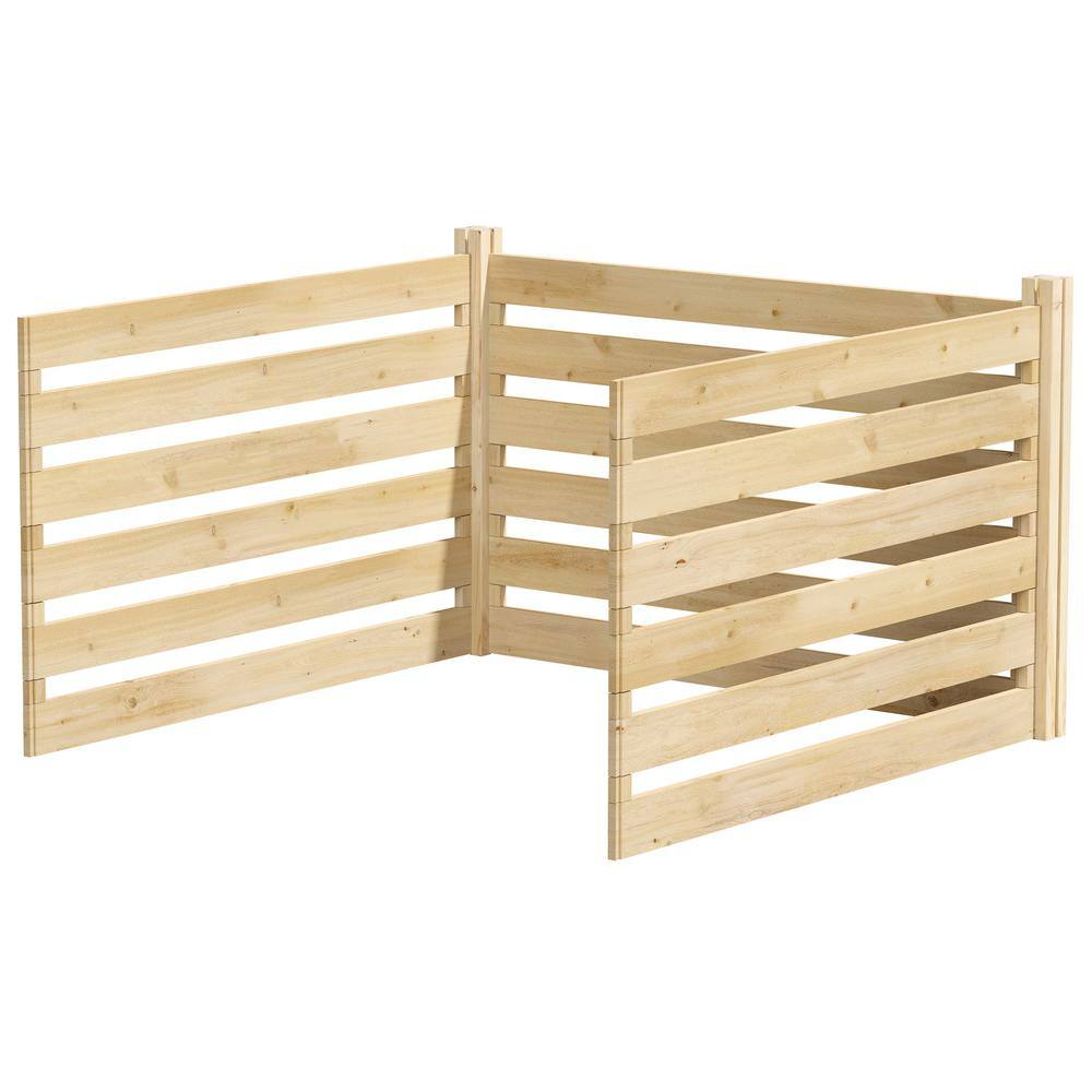 Greenes Fence RCCOMP48ADK Greenes 309.17 Gal. Cedar Wood Stationary Composter Add on Kit