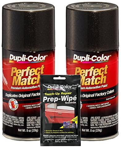 Dupli-Color Universal Black Metallic Exact-Match Automotive Paint (8 oz)