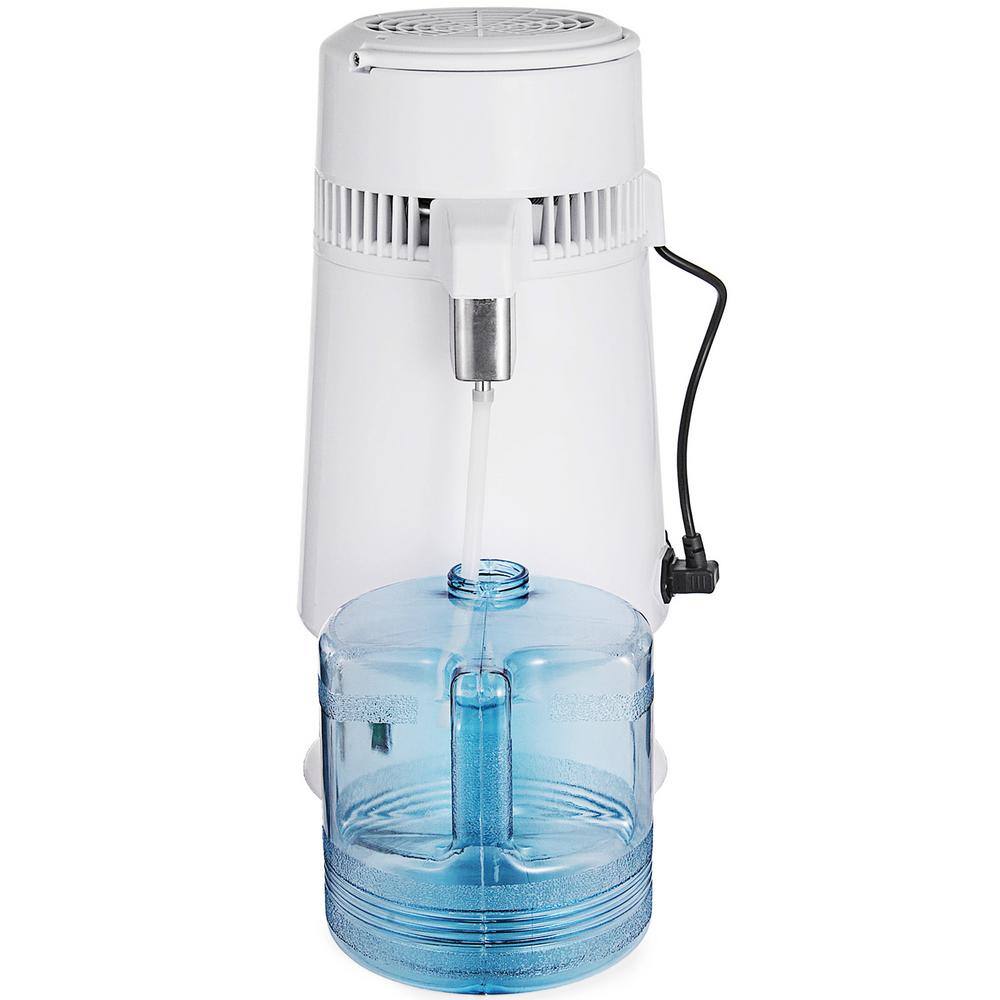 VEVOR  16-Cup Water Distiller Countertop 4L Digital Control with Handle Upgrade Style for Home and Commercial Use. White