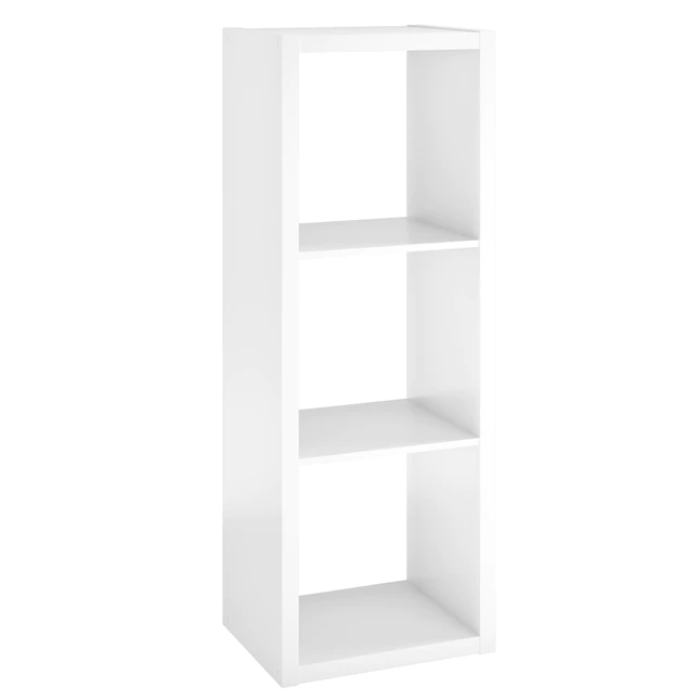 ClosetMaid  43.98-in H x 15.87-in W x 13.5-in D White Wood Laminate 3 Cube Organizer