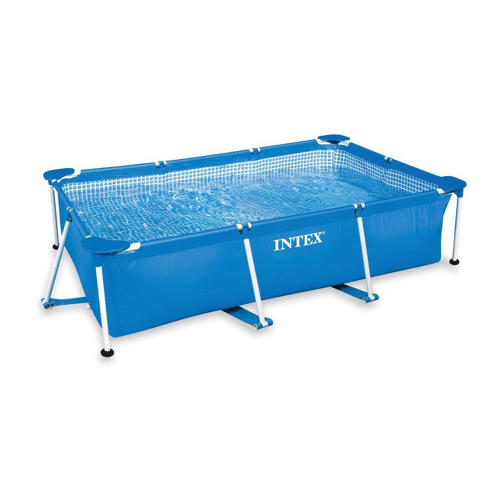 Intex 28270EH 86 in. x 59 in. x 23 in. Rectangular Frame Above Ground Baby Splash Swimming Pool