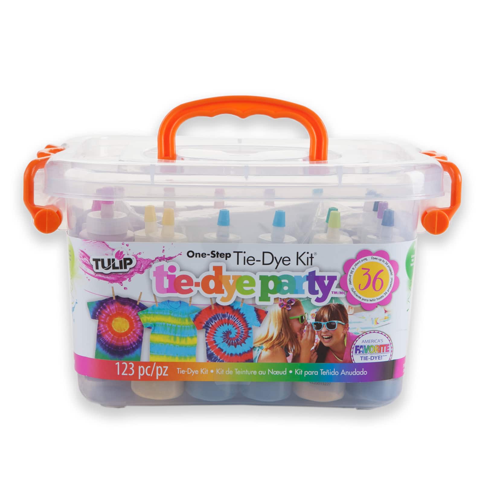 6 Pack: Tulip Tie-Dye Party One-Step Tie-Dye Kit