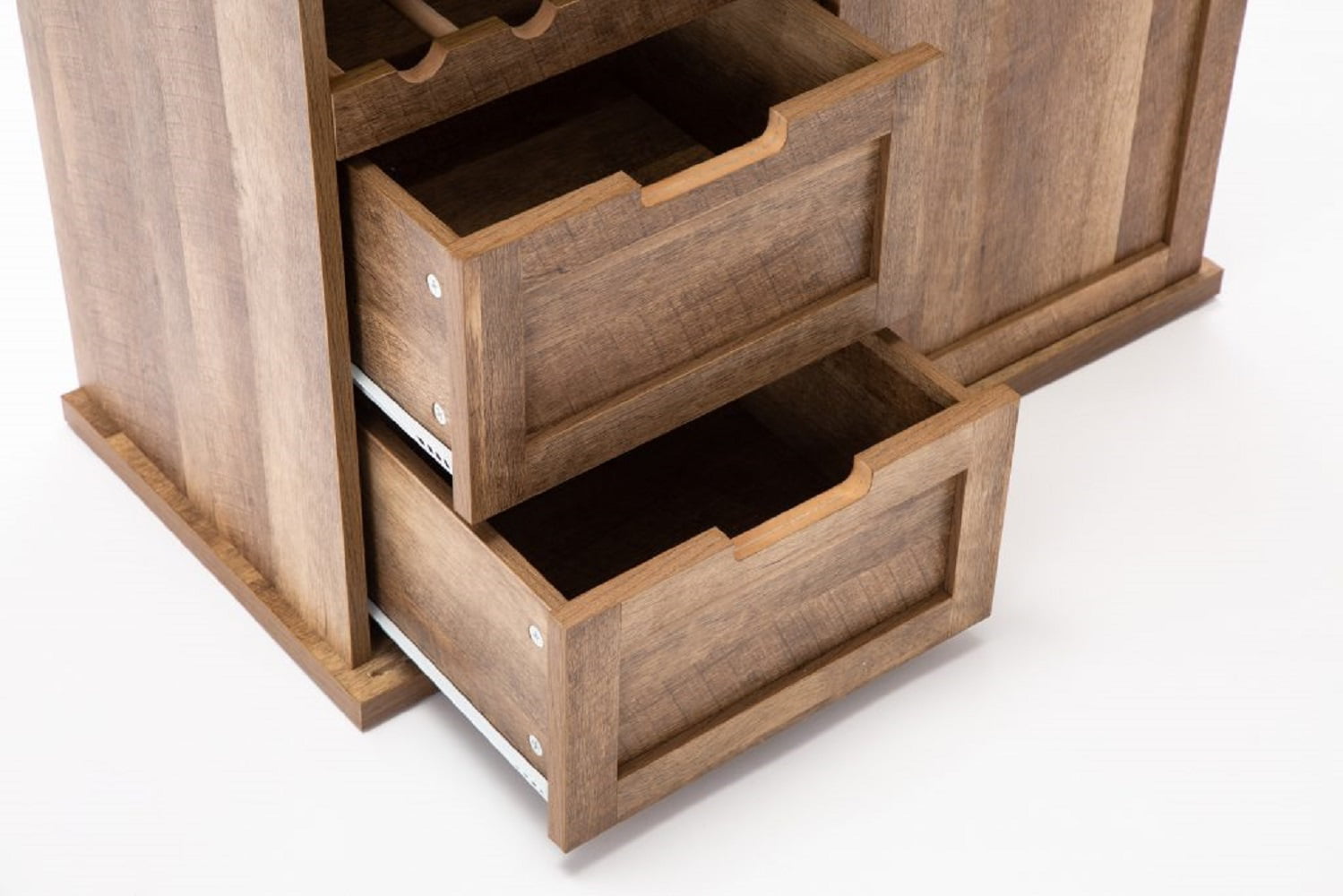 Boraam Weston Sliding Barn Door Wine Cabinet