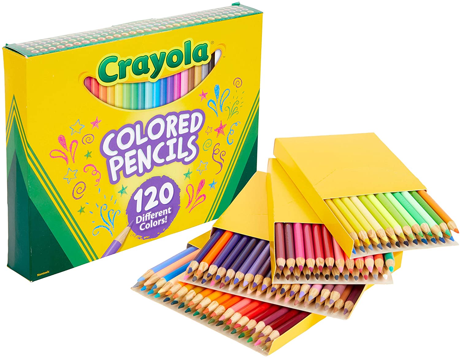 Crayola Colored Pencils Adult Coloring Set. 100 Count