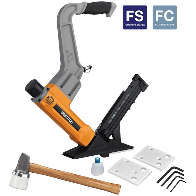 Bostitch BTFP12569 BULLDOG 16-Gauge Pneumatic Flooring Nail Gun (Nailer). 2-in-1