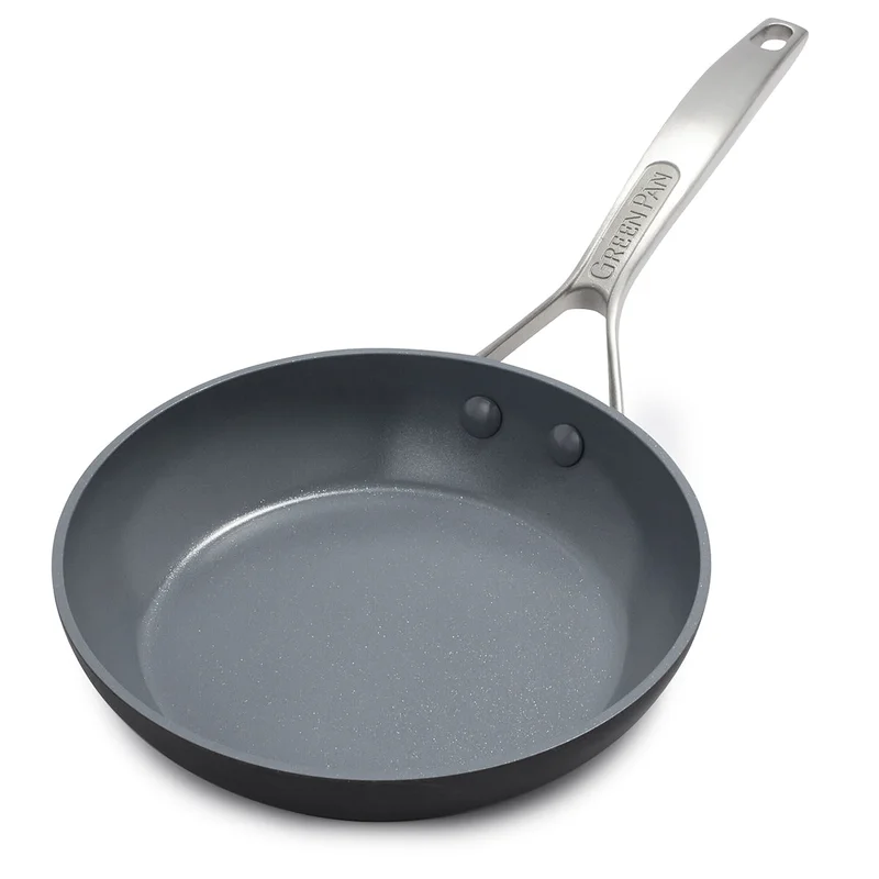 GreenPan CC000038-001 Paris Pro 12″ Ceramic Non-Stick Frying pan Gray