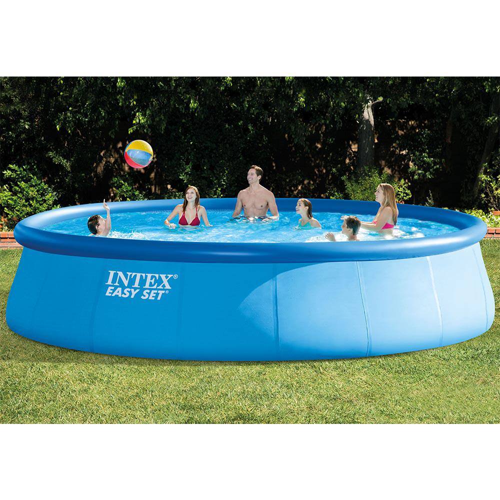 Intex 26175EH Easy Set 18 ft. Round x 48 in. Deep Inflatable Pool with 1.500 GPH Filter Pump