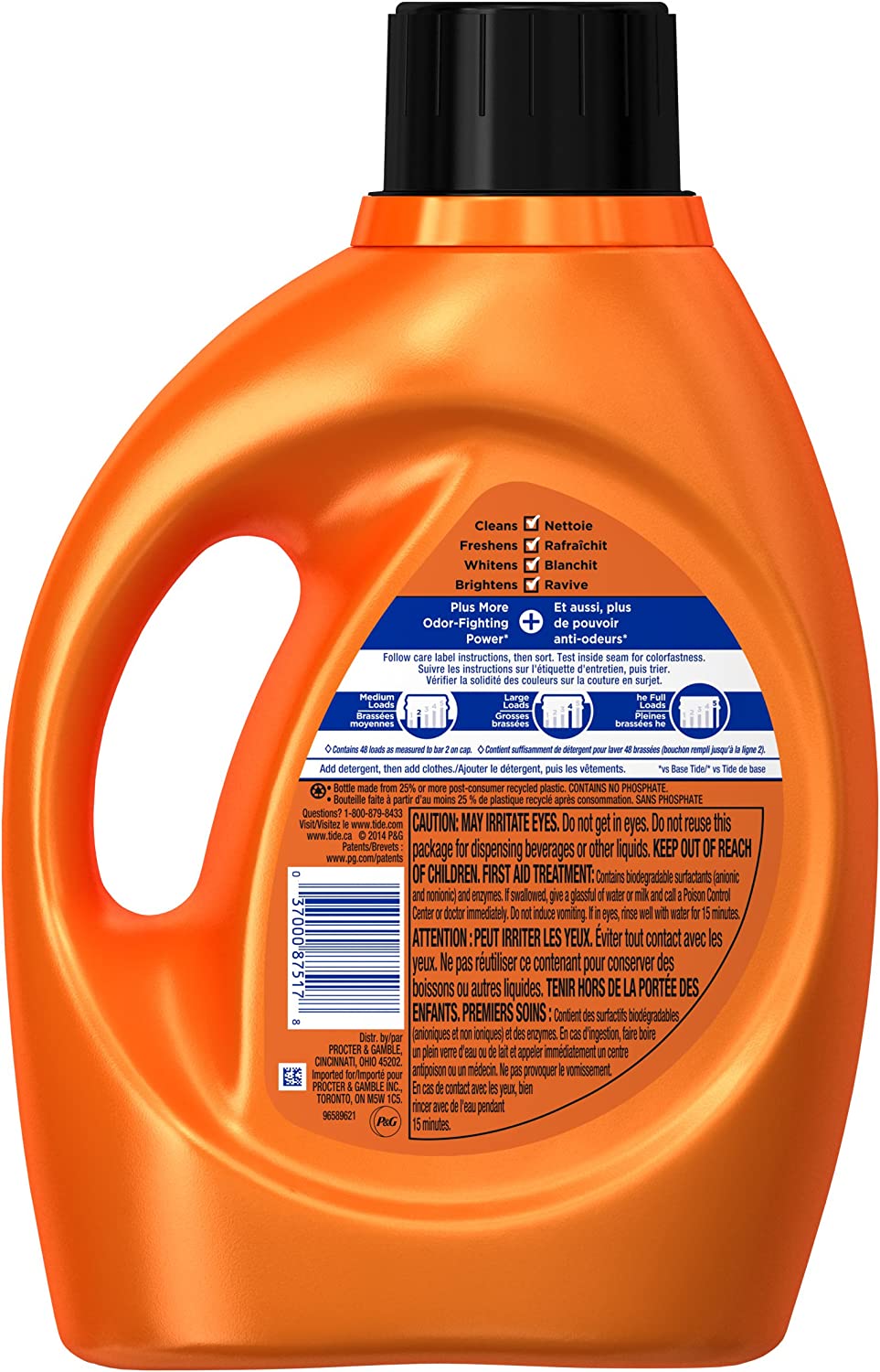 Tide Plus Febreze Sport Active Fresh Sport Liquid Laundry Detergent. 92 Oz / 48 Loads