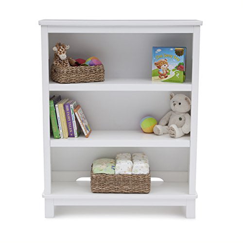 Delta Children Epic 3-Tier Kids Bookshelf. Greenguard Gold Certified. White