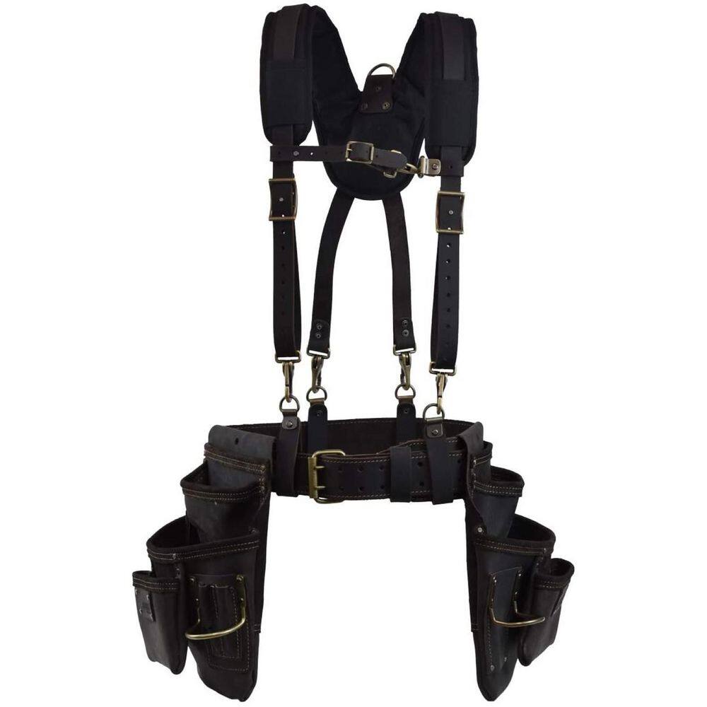 OX TOOLS OX-P263609 Pro Oil-Tanned Leather Framing Rig with Suspenders
