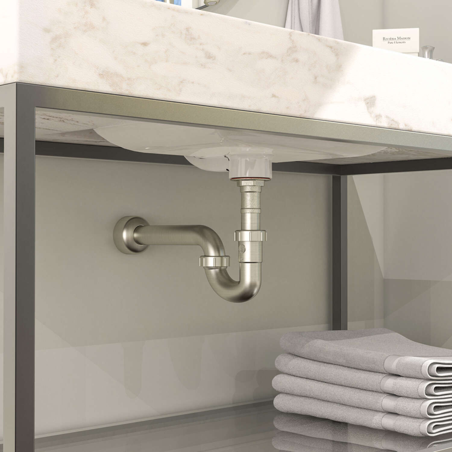 Keeney 1-1/2 in. D X 10-3/4 in. L Plastic P-Trap