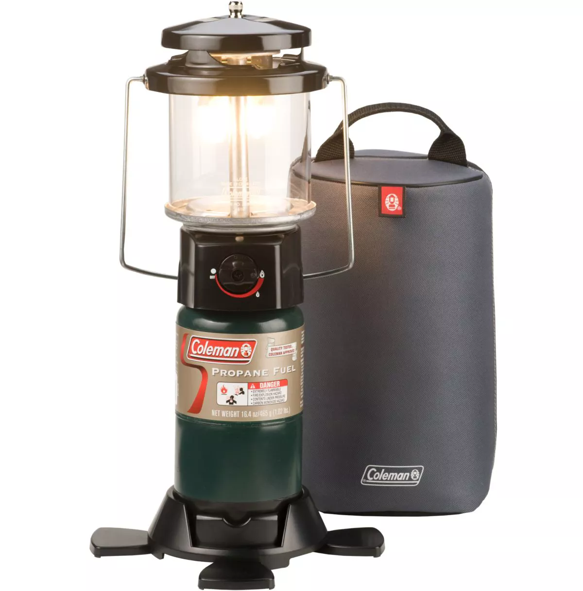 Coleman Deluxe PerfectFlow Propane Lantern with Soft Carry Case