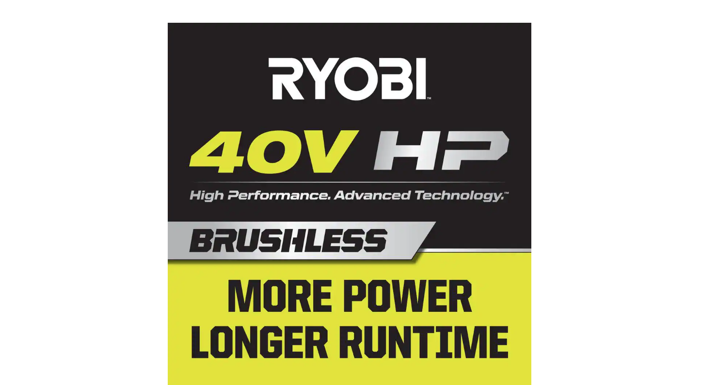 RYOBI RY404140VNM 40V HP Brushless Whisper Series 160 MPH 650 CFM Cordless Battery Leaf Blower with 6.0 Ah Battery and Charger