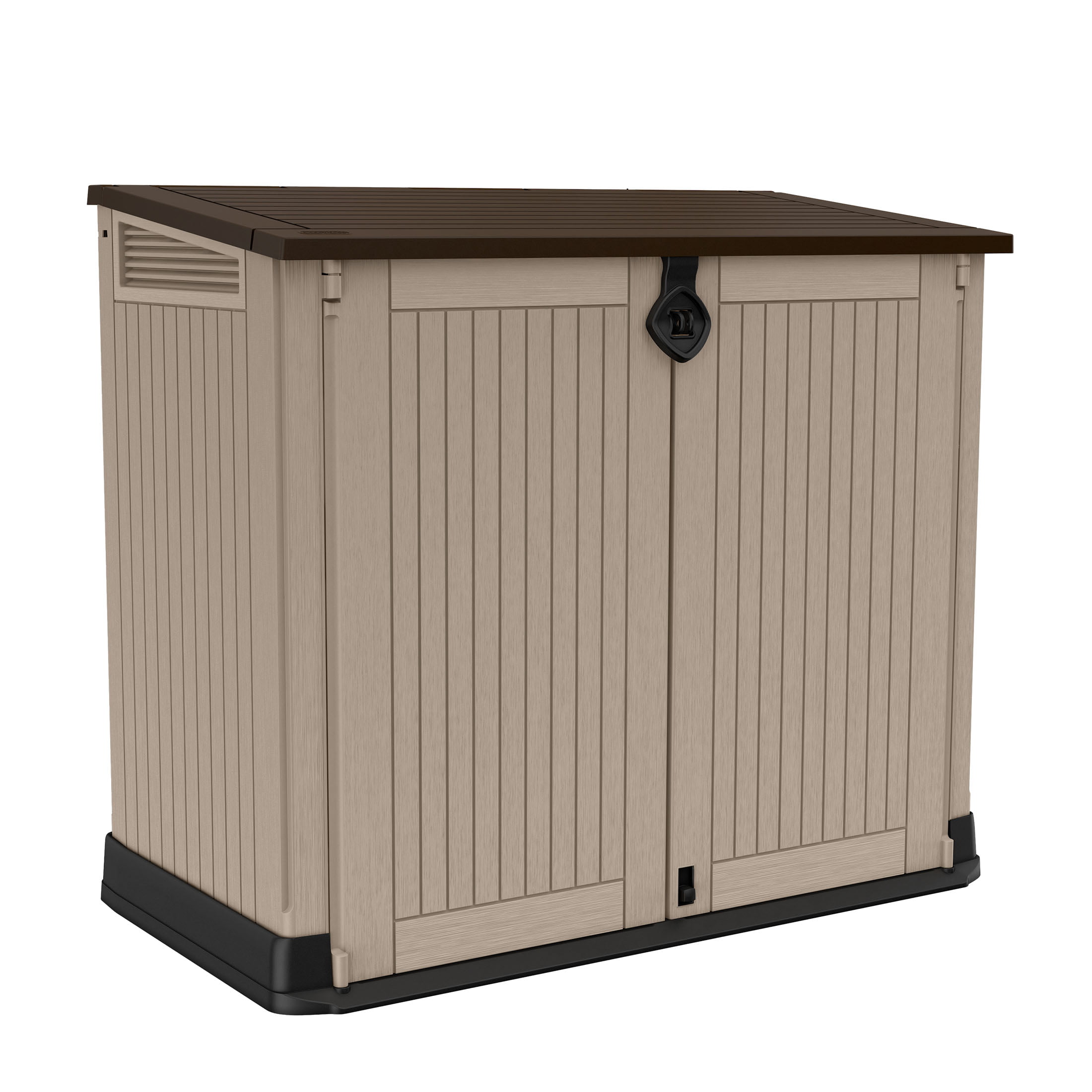 Keter Store-It-Out Midi 30-Cu Ft All-Weather Resin Storage Shed. Beige