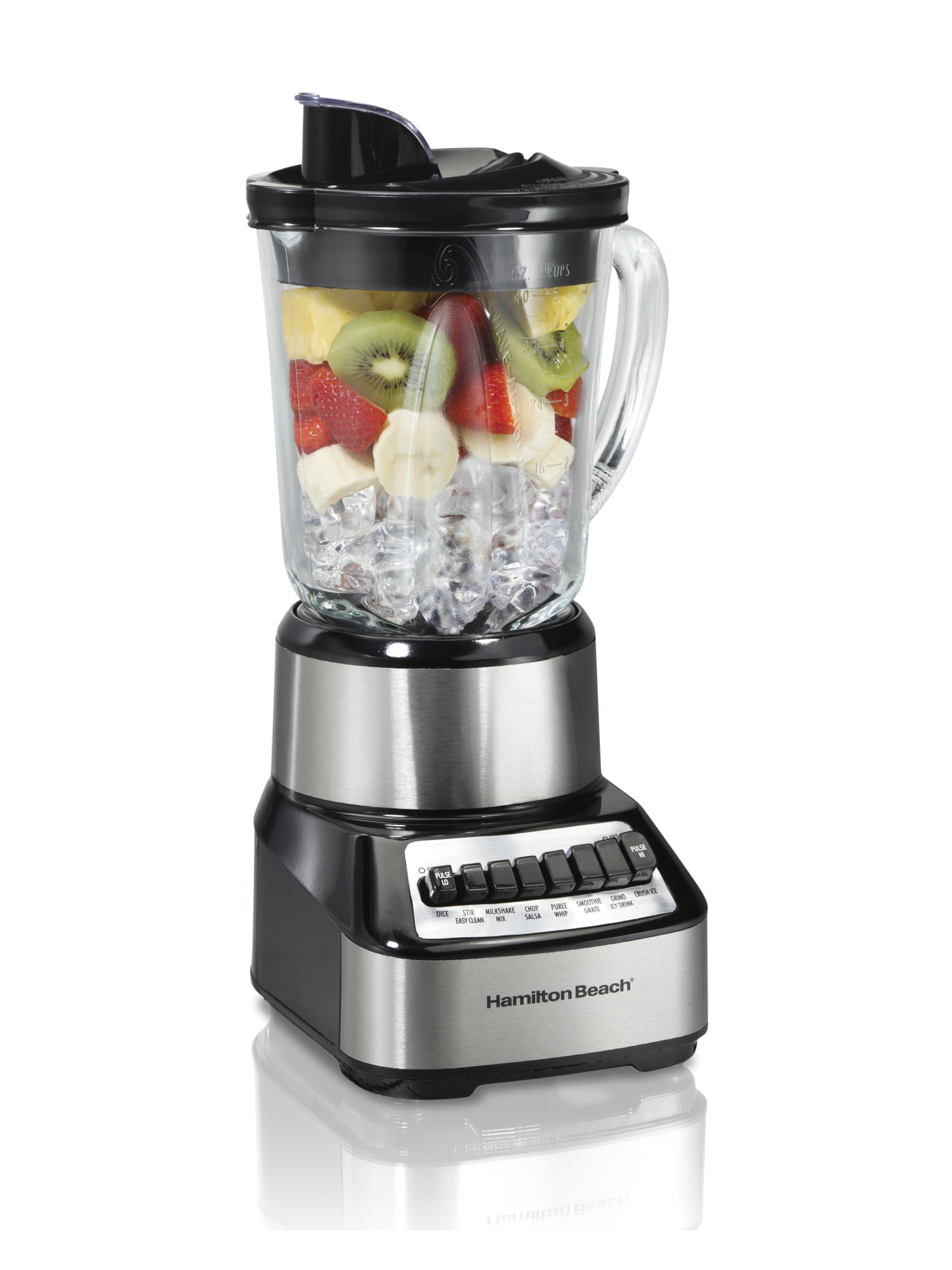Hamilton Beach Wave Crusher 14 Speed Blender Silver. Model 54221