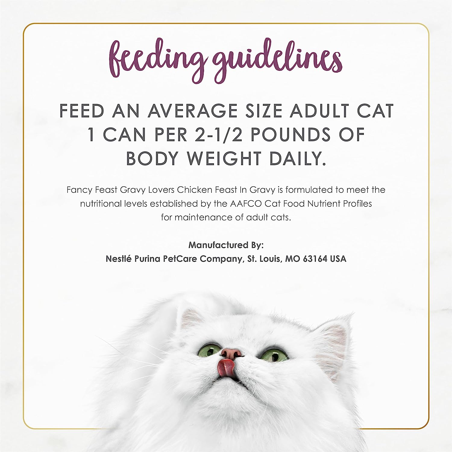 Purina Fancy Feast Gravy Wet Cat Food. Gravy Lovers Chicken Feast in Grilled Chicken Flavor Gravy - (24) 3 oz. Cans