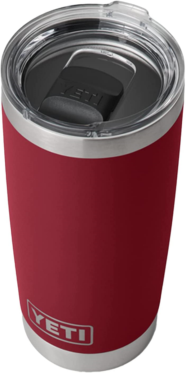 YETI Rambler 20 oz Tumbler. Stainless Steel. Vacuum Insulated. Harvest Red