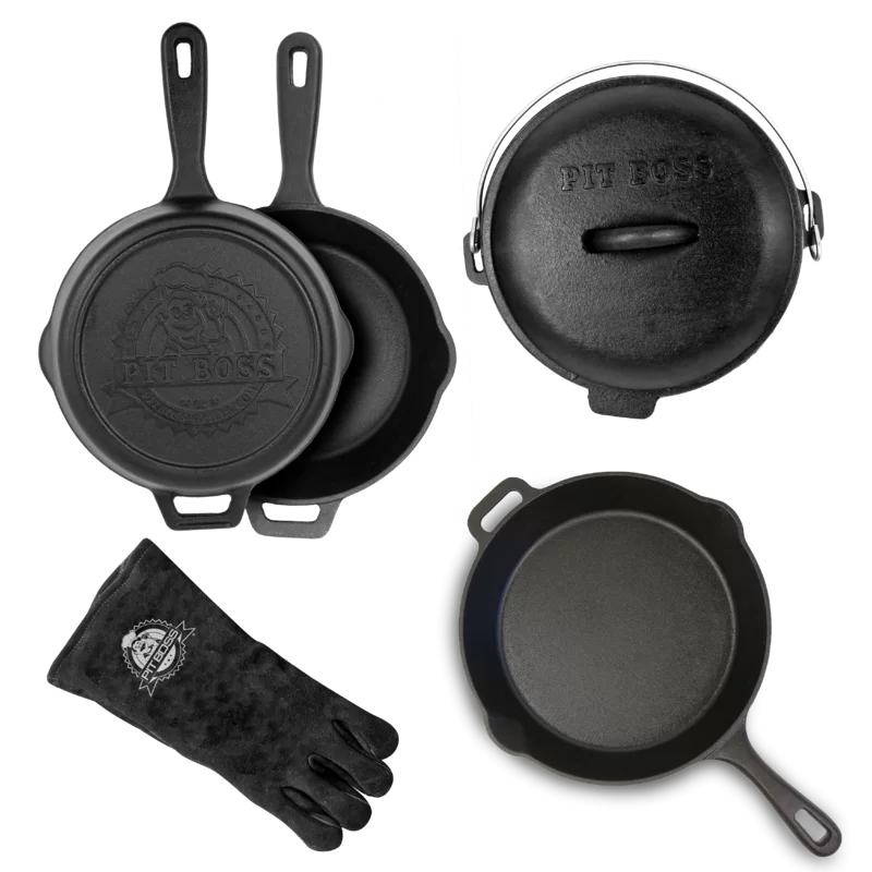 Pit Boss 68016 6 Piece Cast Iron Starter Kit