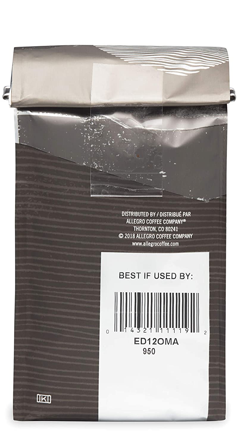 Allegro Coffee. Organic Mexico Light Roast Ground Coffee. 12 oz