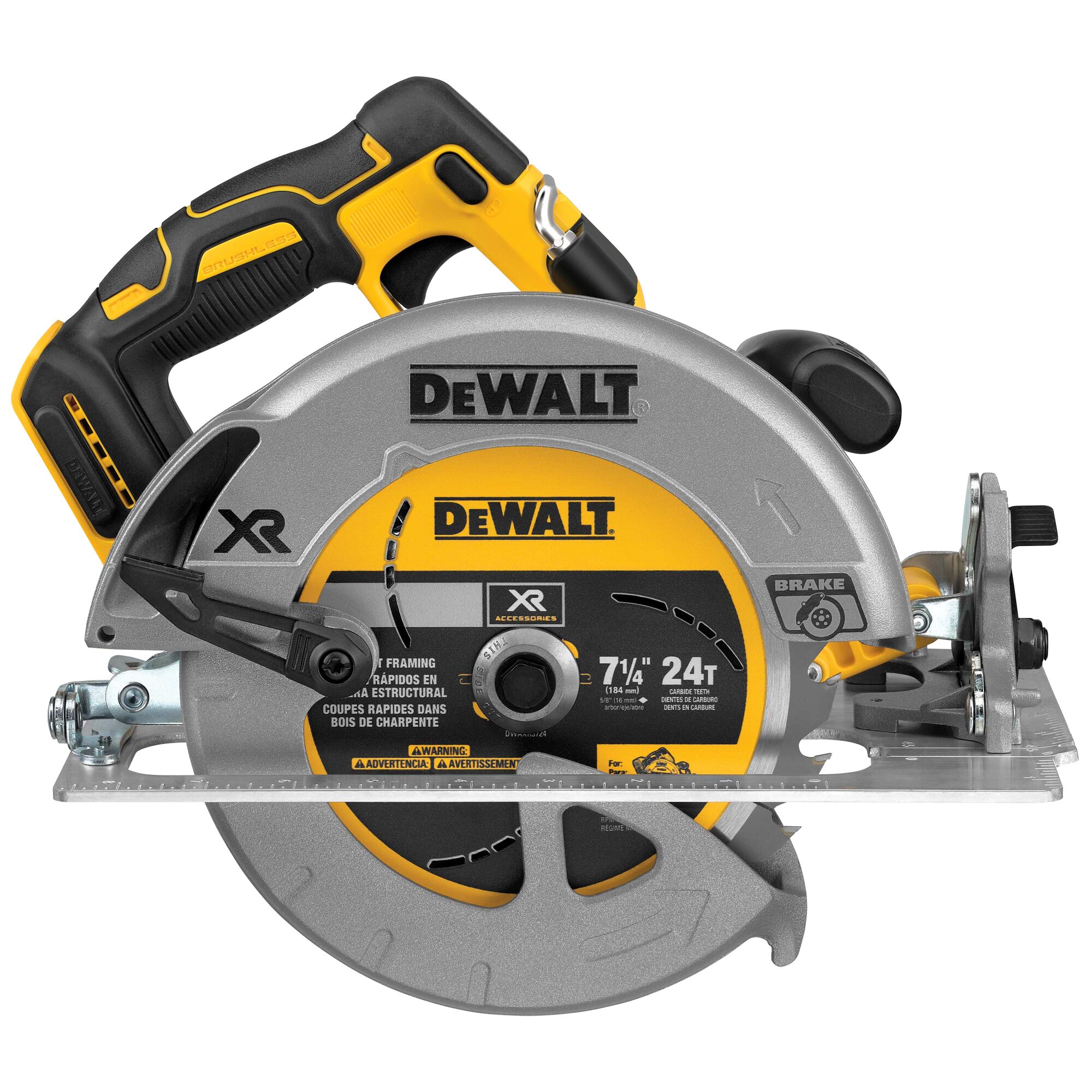DEWALT XR 20-volt Max 7-1/4-in Brushless Cordless Circular Saw