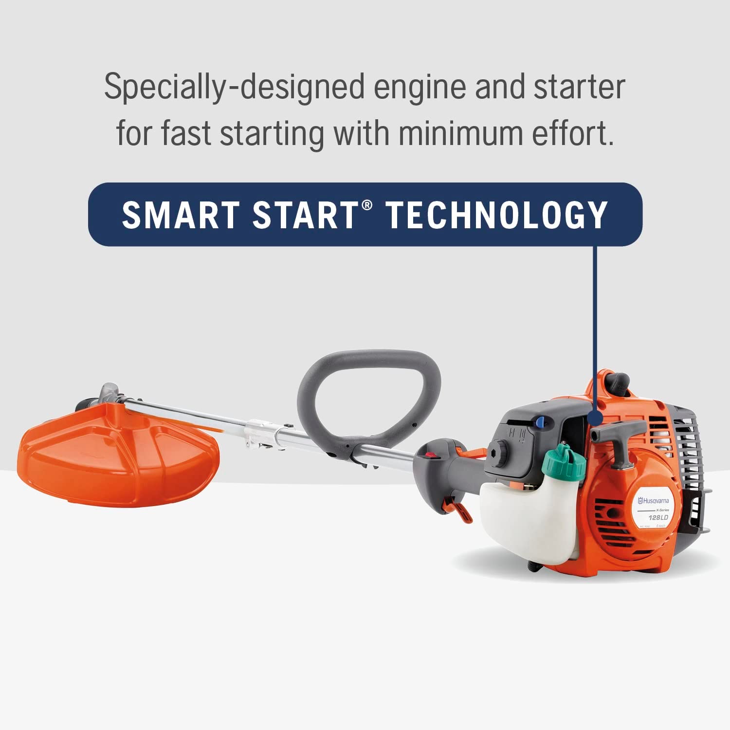 Husqvarna 128LD 17″ Cutting Path Detachable Gas String Trimmer