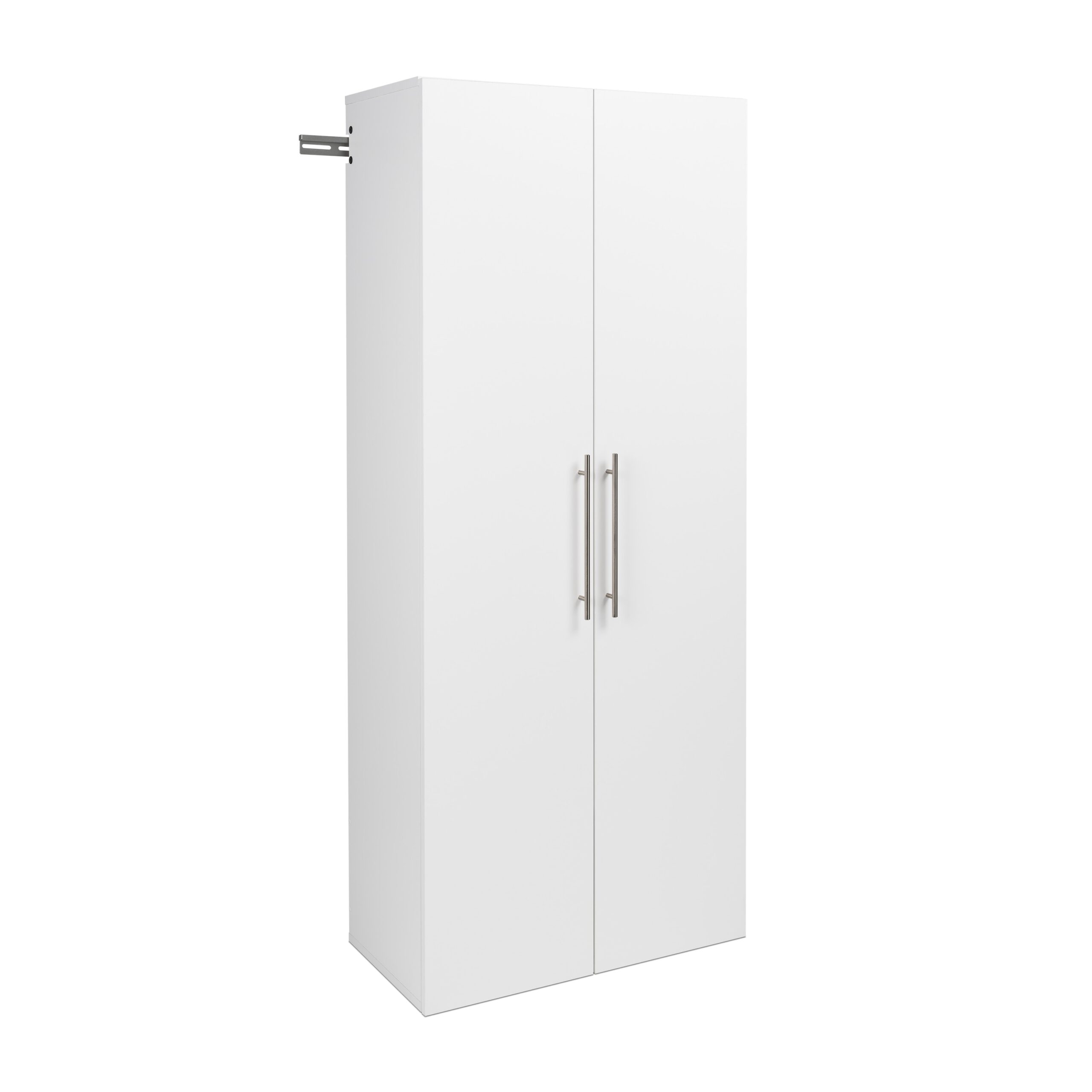 Prepac HangUps 30-in W x 72-in H Wood Composite White Wall-mount Utility Storage Cabinet