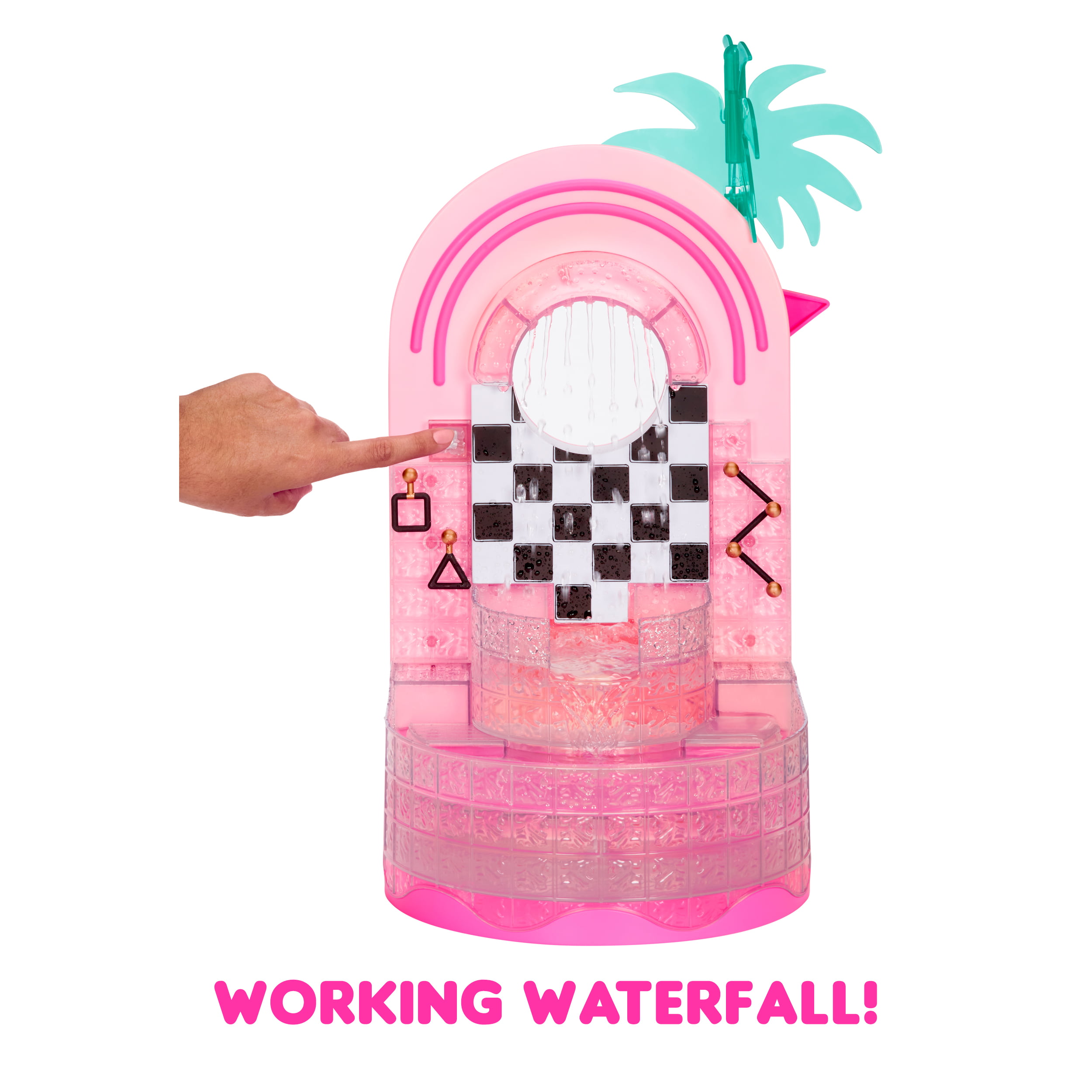 LOL Surprise Shine On Salon & Spa with 65+ Surprises Including a Working Waterfall. For LOL Surprise Dolls