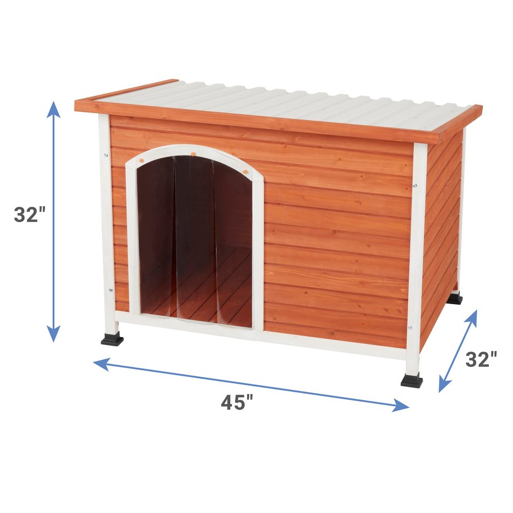 Frisco Craftsman Wooden Outdoor Dog House - Large
