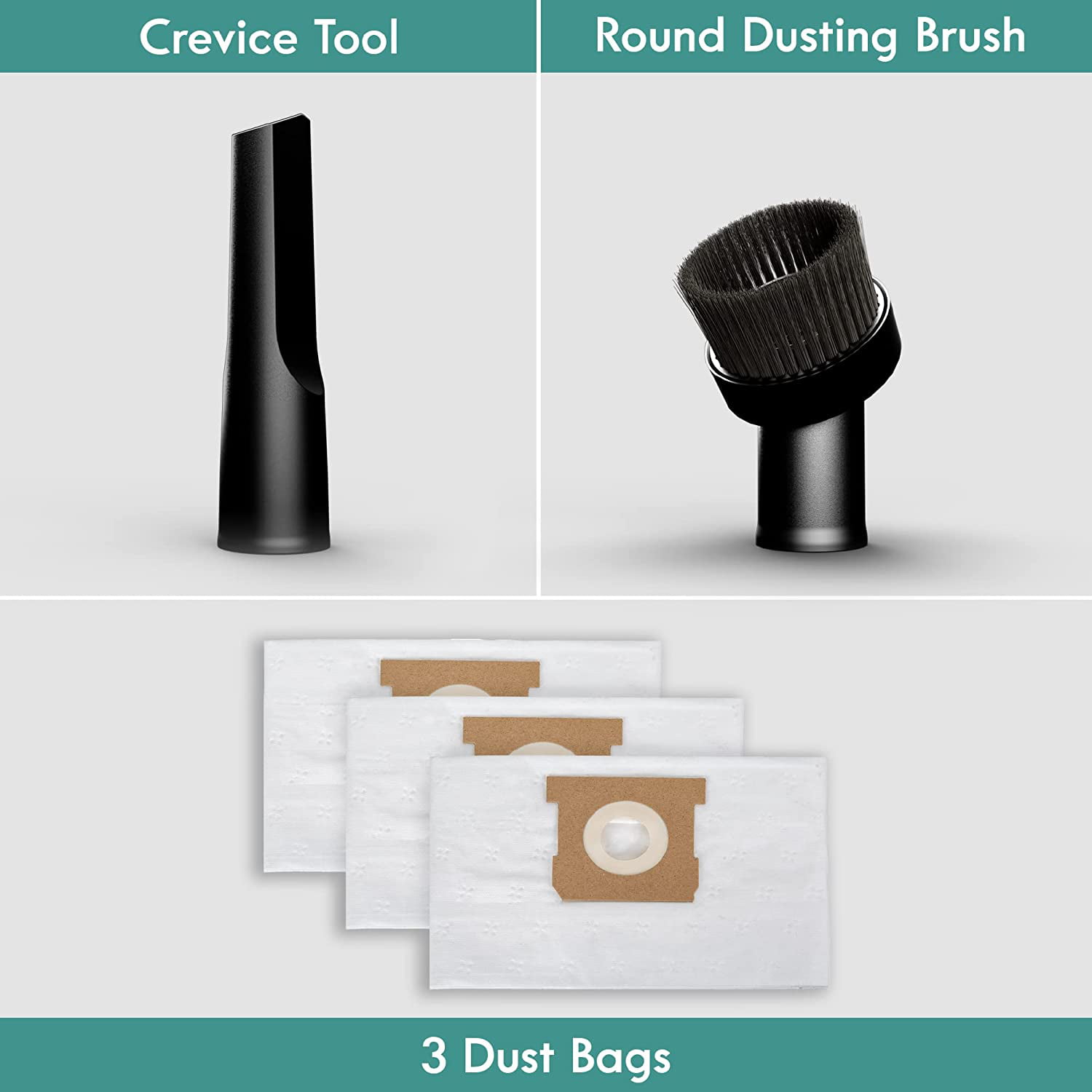 Kenmore KW3010 Bagged Compact Canister Vacuum. 3 Gallon Carpet Cleaner. Black+Dry