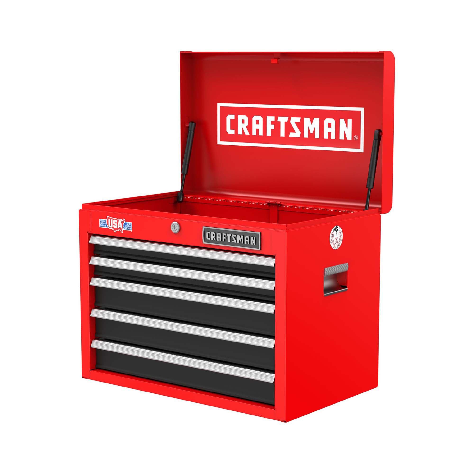 CRAFTSMAN 2000 Series 26-in W x 19.75-in H 5-Drawer Steel Tool Chest (Red)